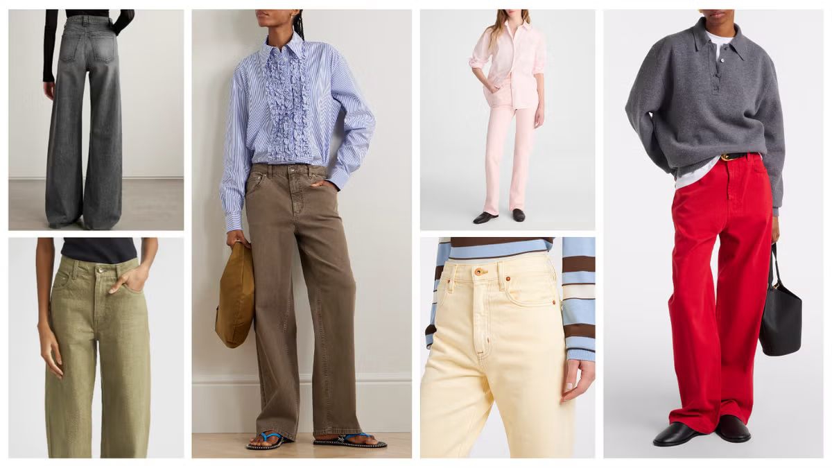 Celana Jeans Bewarna Kembali Menjadi Tren