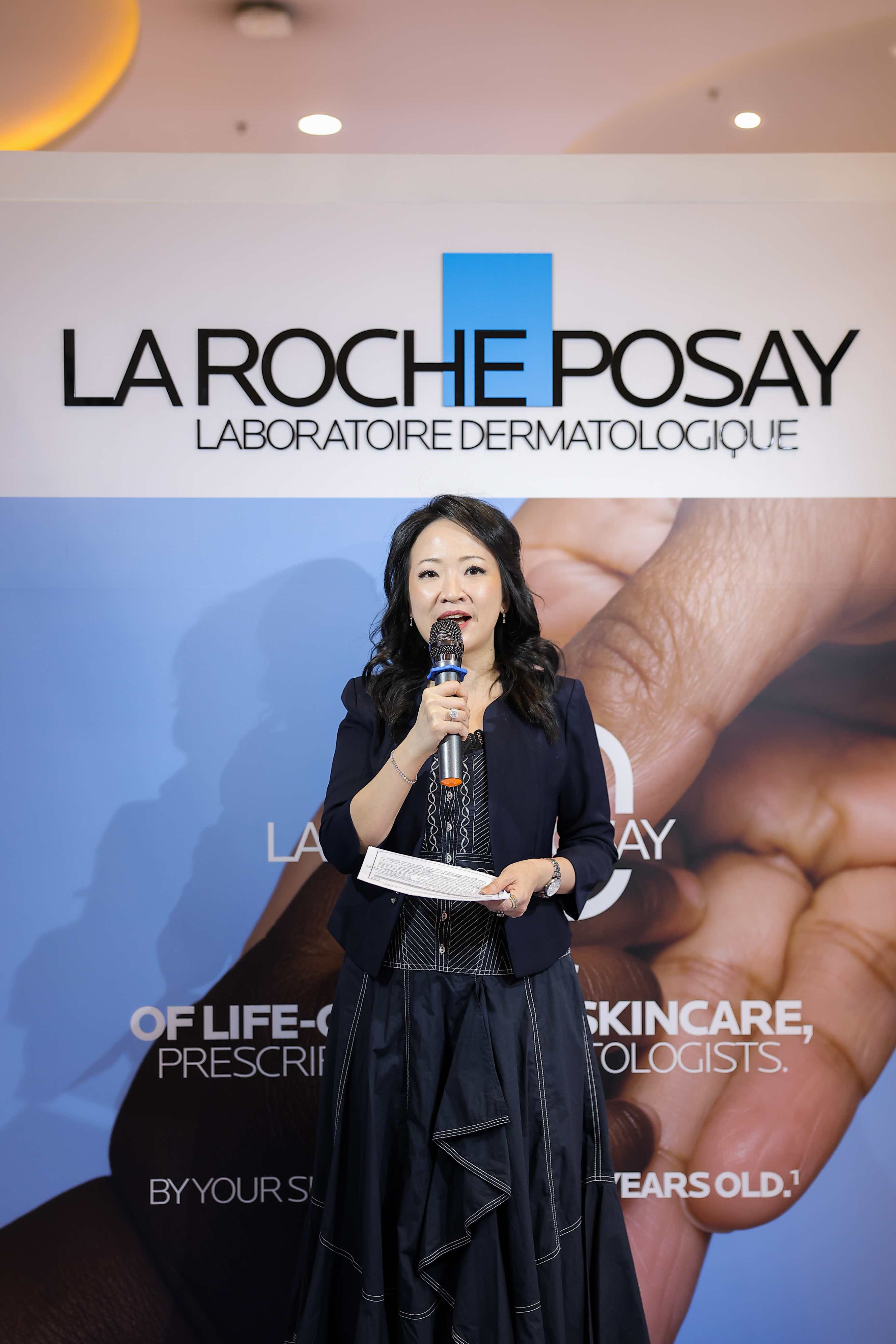 Silvia Yohana, General Manager, L'Oréal Dermatological Beauty di Acara Perayaan 50 Tahun La Roche-Posay