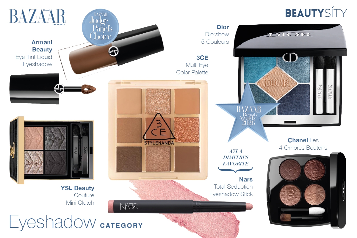 Pemenang Eyeshadow Bazaar Beauty Awards 2026