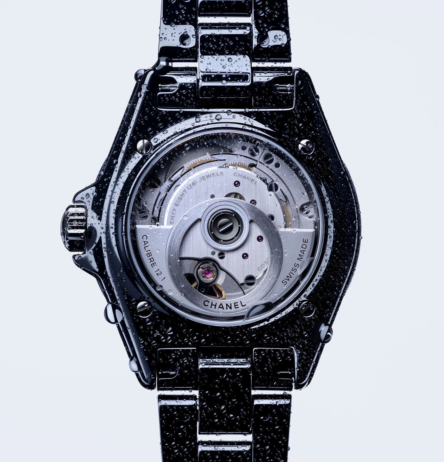 Detail back case jam tangan J12