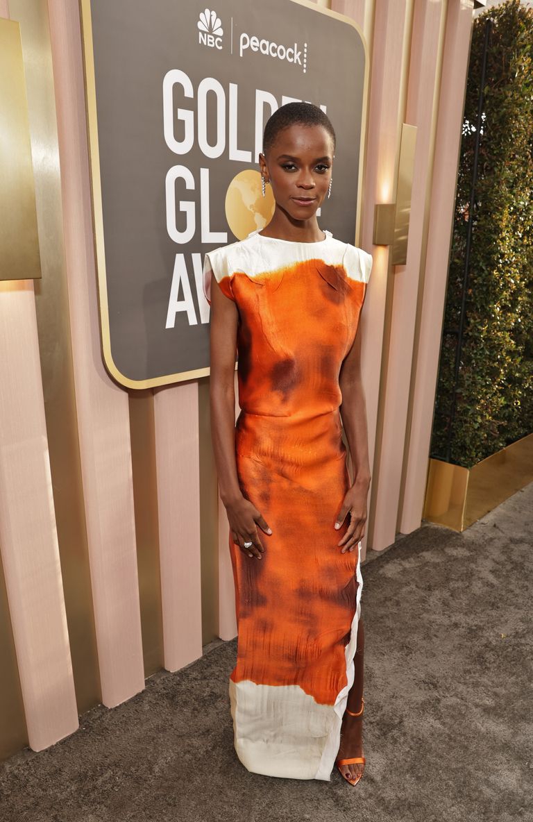 letitia wright golden globes 2023 best dressed