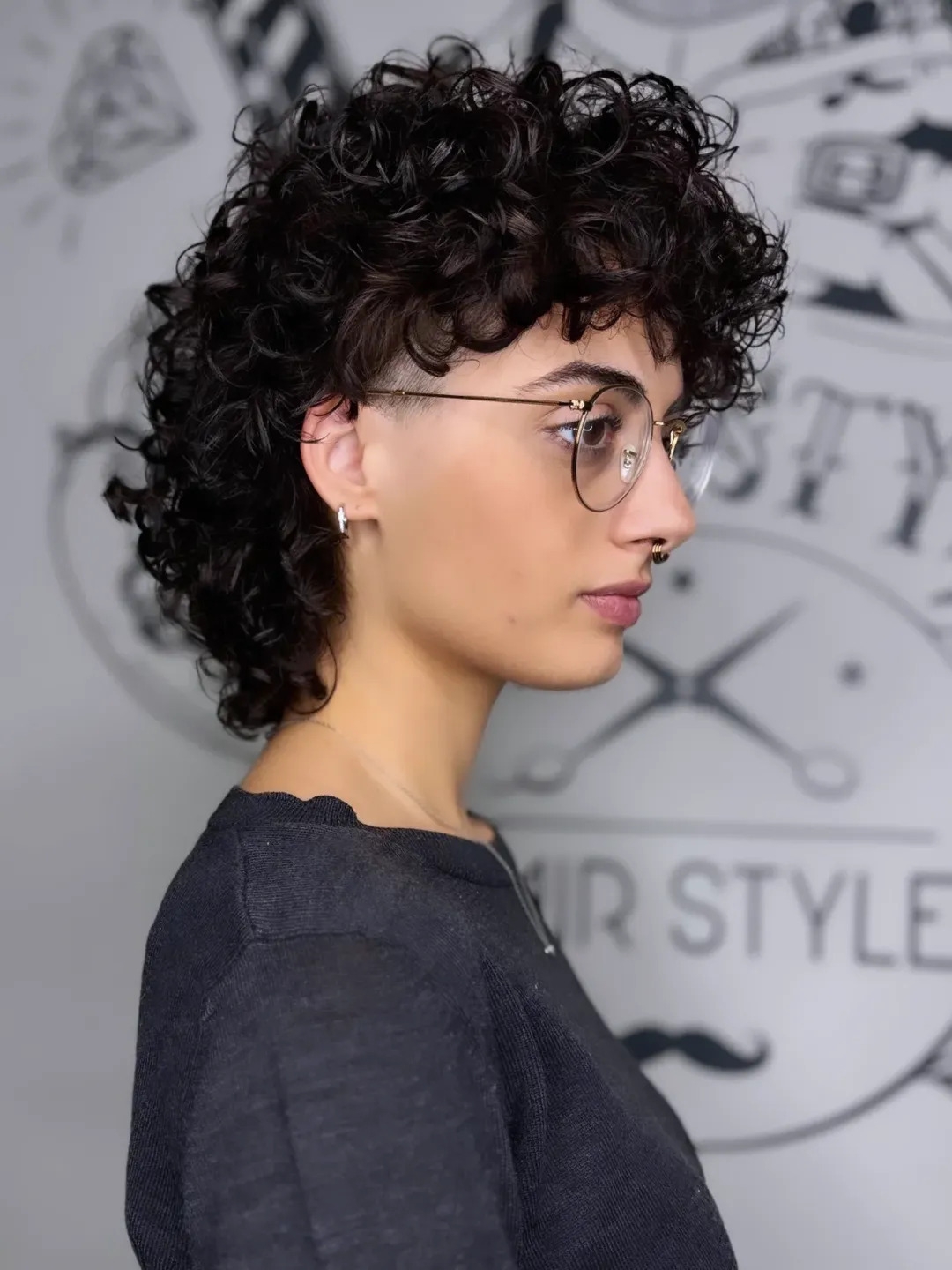 Curly Mullet