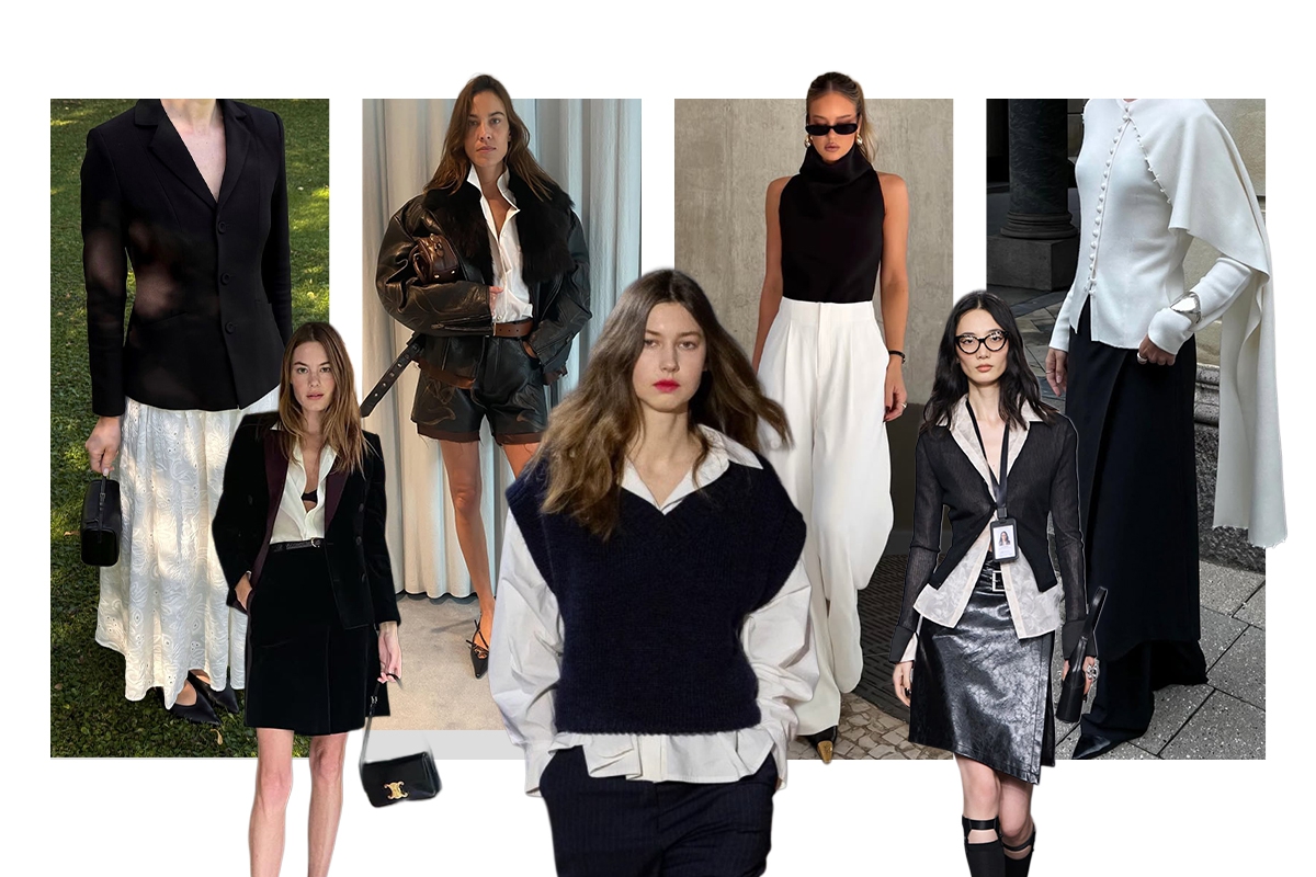 7 Outfit Hitam Putih untuk Penampilan Chic dan Timeless
