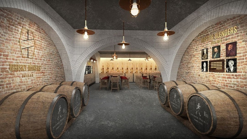 Whisky Makers' Cellar. Foto courtesy of Instagram @johnniewalkerprincesstreet