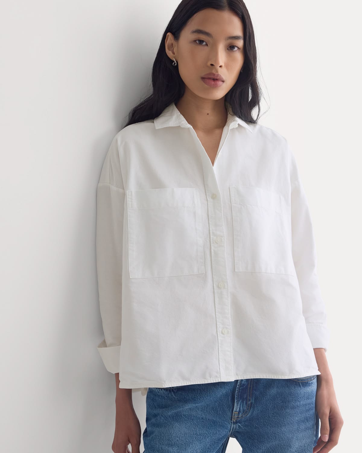 White Boxy Shirt