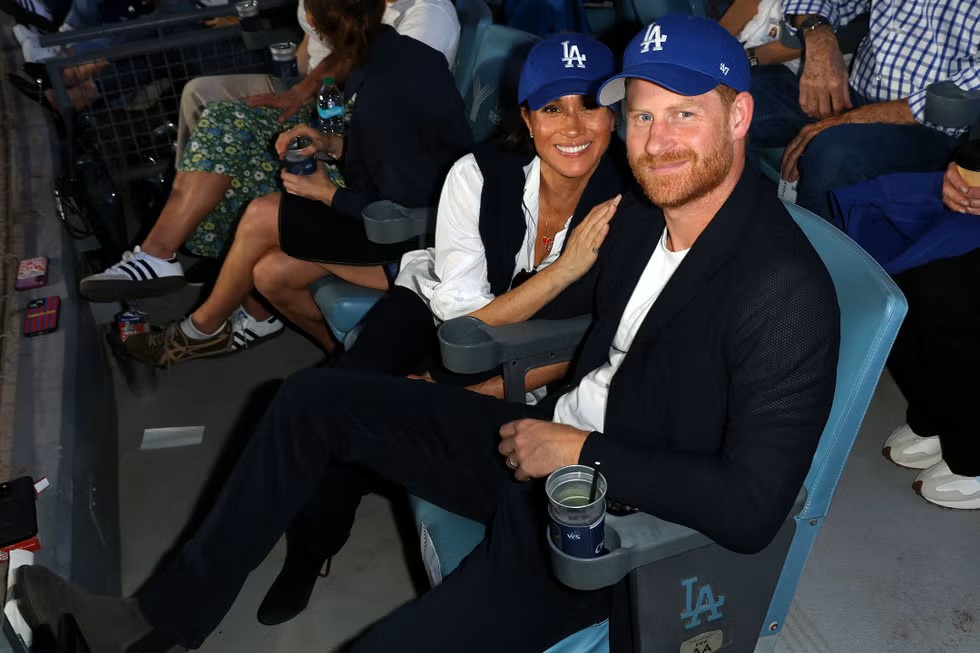 Pangeran Harry dan Duchess Meghan Menikmati Malam Kencan di Pertandingan LA Dodgers