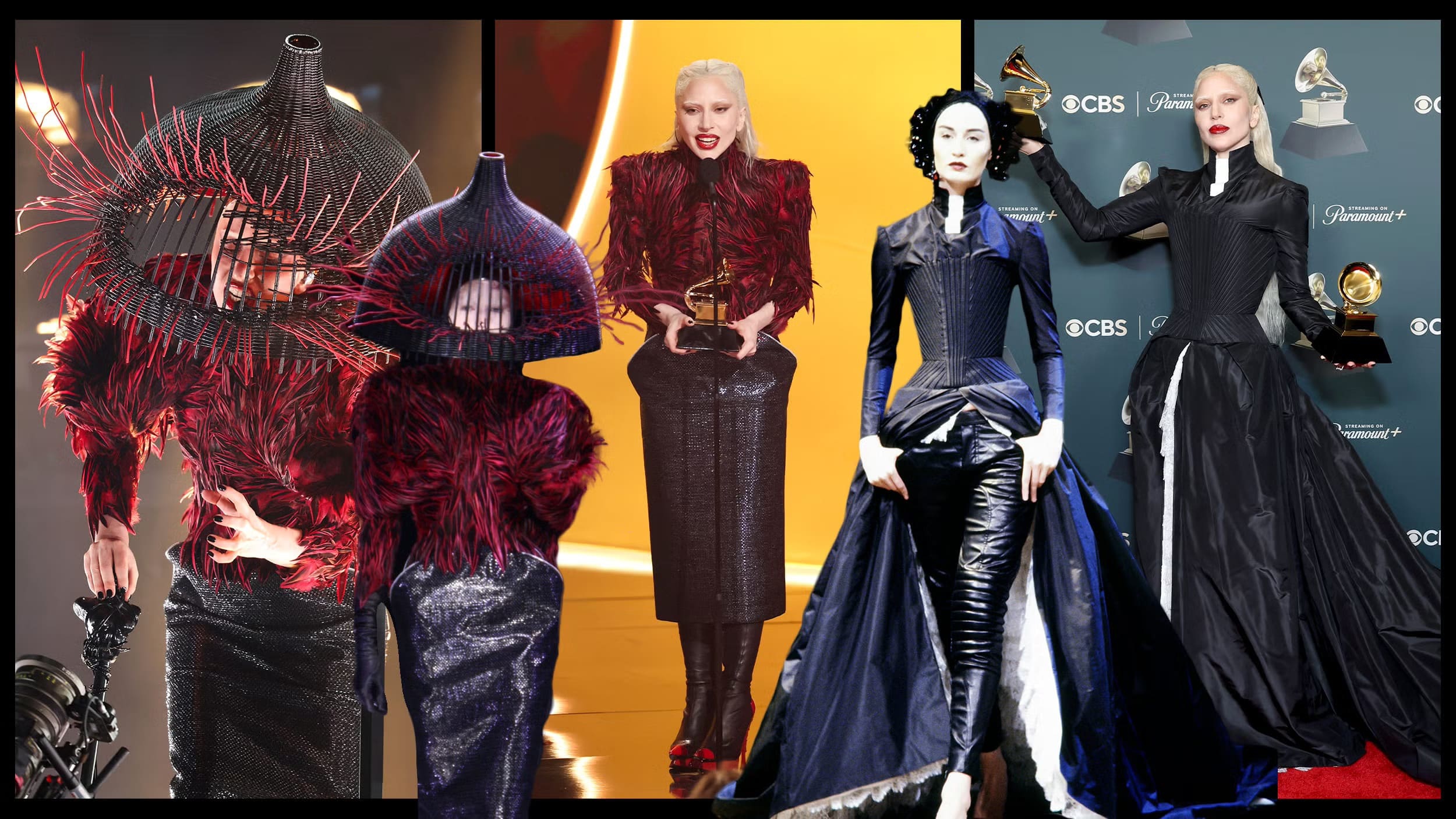 Lady Gaga Kembali ke Era &ldquo;Bad Romance&rdquo; Lewat Dua Busana Arsip Alexander McQueen