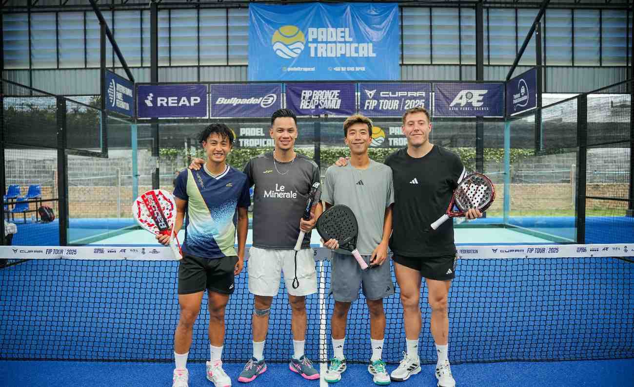 Padel Indonesia Makin Bersinar, Zar Lasahido Cetak Prestasi ke Perempat Final FIP Bronze Koh Samui