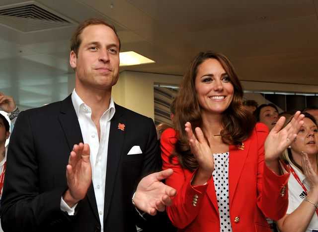 Pangeran William dan Kate Middleton menghadiri Olimpiade di London pada 3 Agustus 2012.
