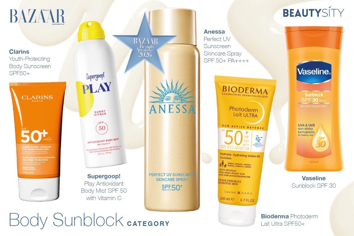 Pemenang Body Sunblock Bazaar Beauty Awards 2026