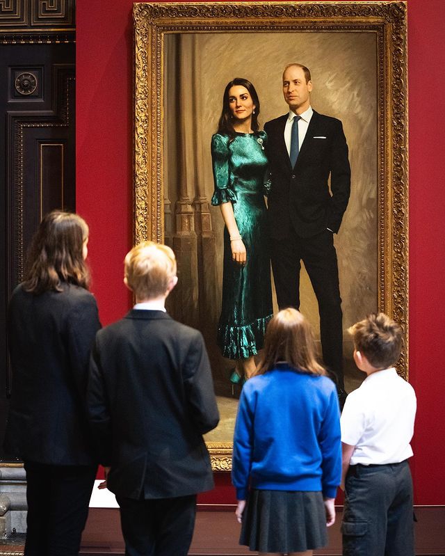Potret Kate Middleton dan Pangeran William