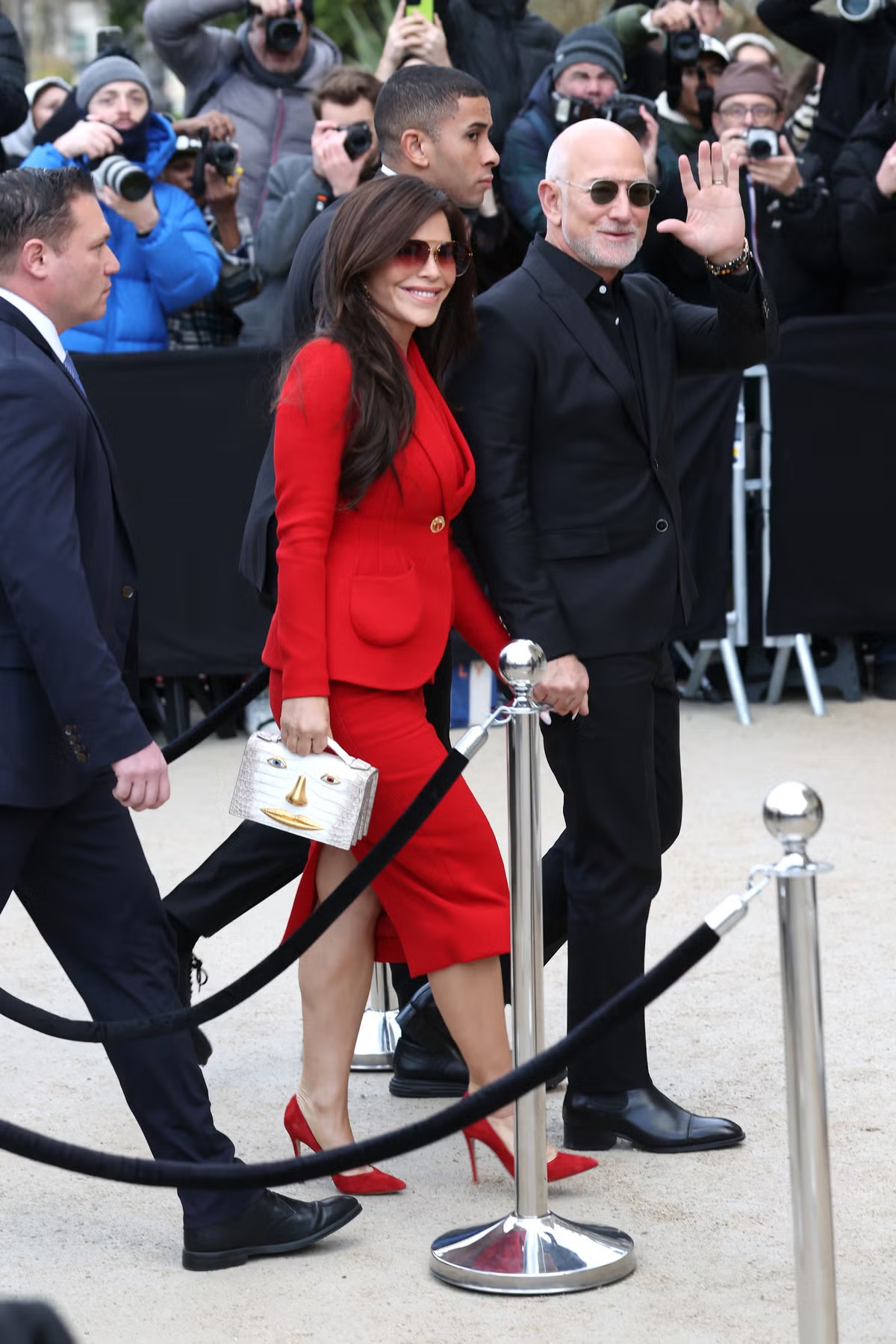 Lauren S&aacute;nchez Bezos di Paris Couture Fashion Week