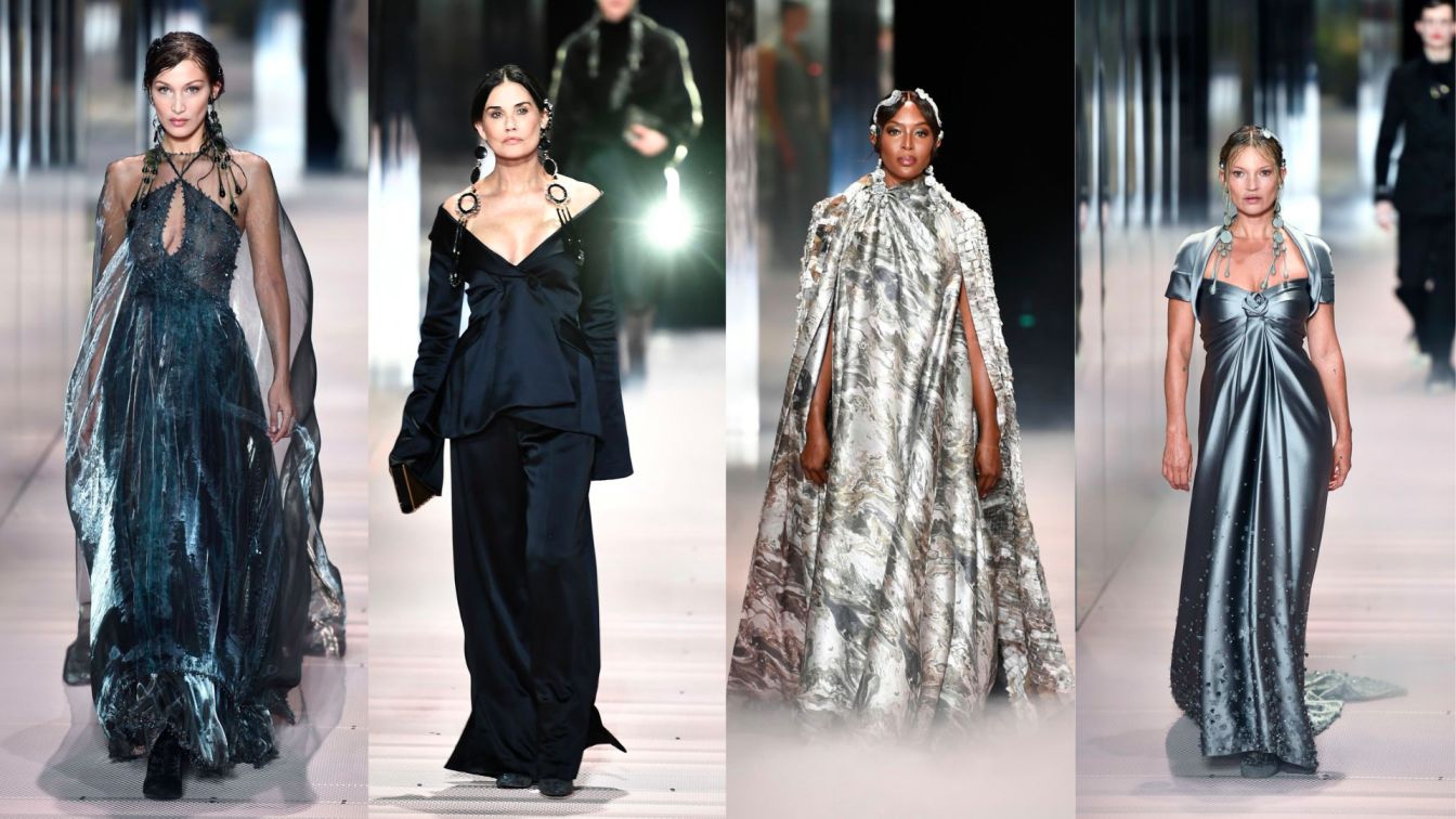 Kate Moss, Naomi Campbell, dan Bella Hadid Adalah Beberapa Nama Model yang berjalan pada Debut Kim Jones untuk Fendi