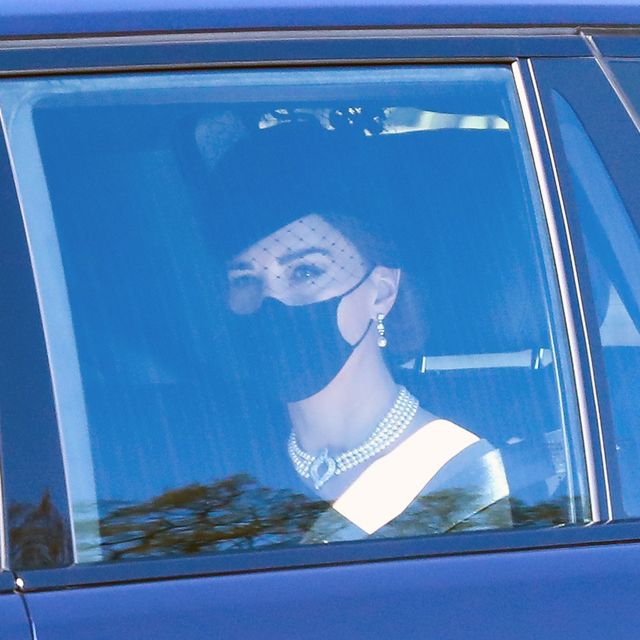Foto-Foto Kate Middleton Saat Tiba di Acara Pemakaman Pangeran Philip