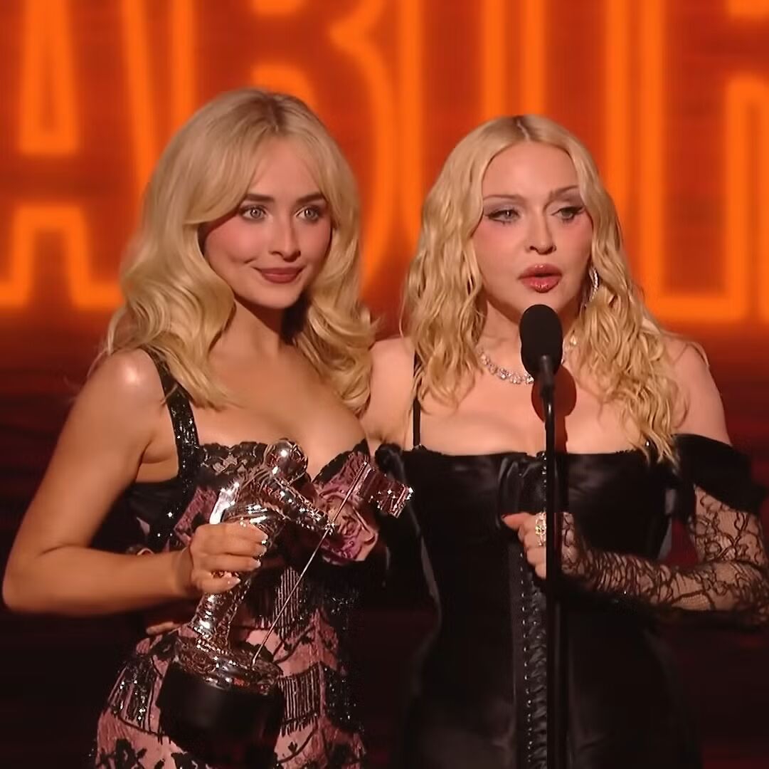 Sabrina Carpenter dan Madonna Jadi Duo Pop Girl Ikonis di VMAs