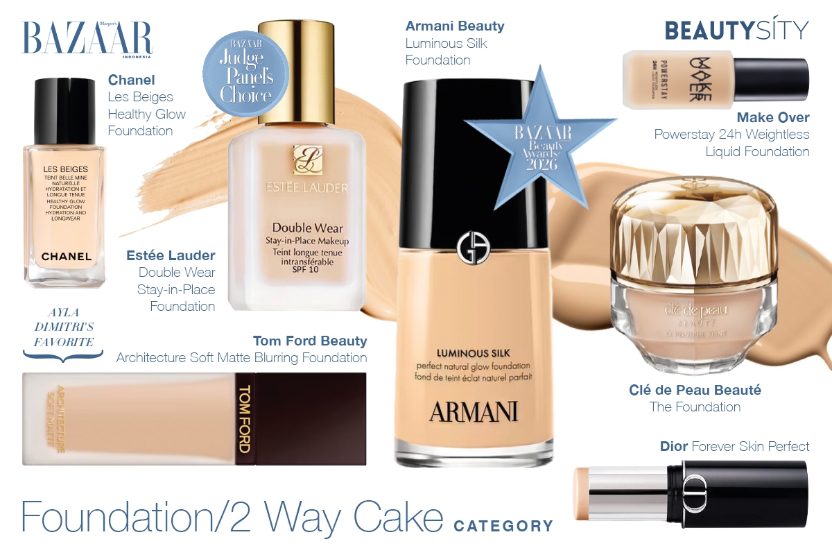 Pemenang Foundation/2 Way Cake Bazaar Beauty Awards 2026