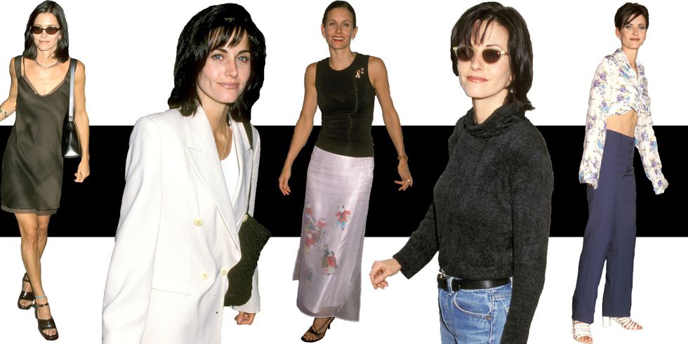 Meniru Gaya Courtney Cox di Era '90-an