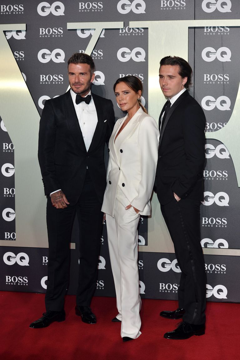 Aksi Penampilan Keluarga Beckham di Karpet Merah