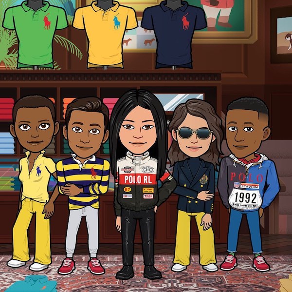 Kolaborasi Ralph Lauren dengan Snapchat dalam Bentuk Avatar