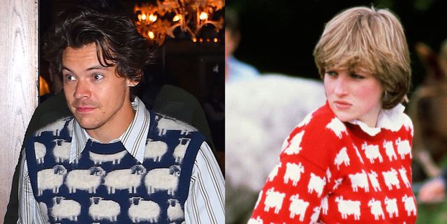 Sweater Harry Styles Terinspirasi dari Tampilan Putri Diana