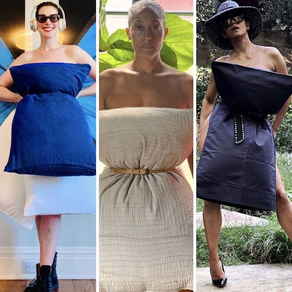 Anne Hathaway & Halle Berry Ikut Tantangan #PillowChallenge