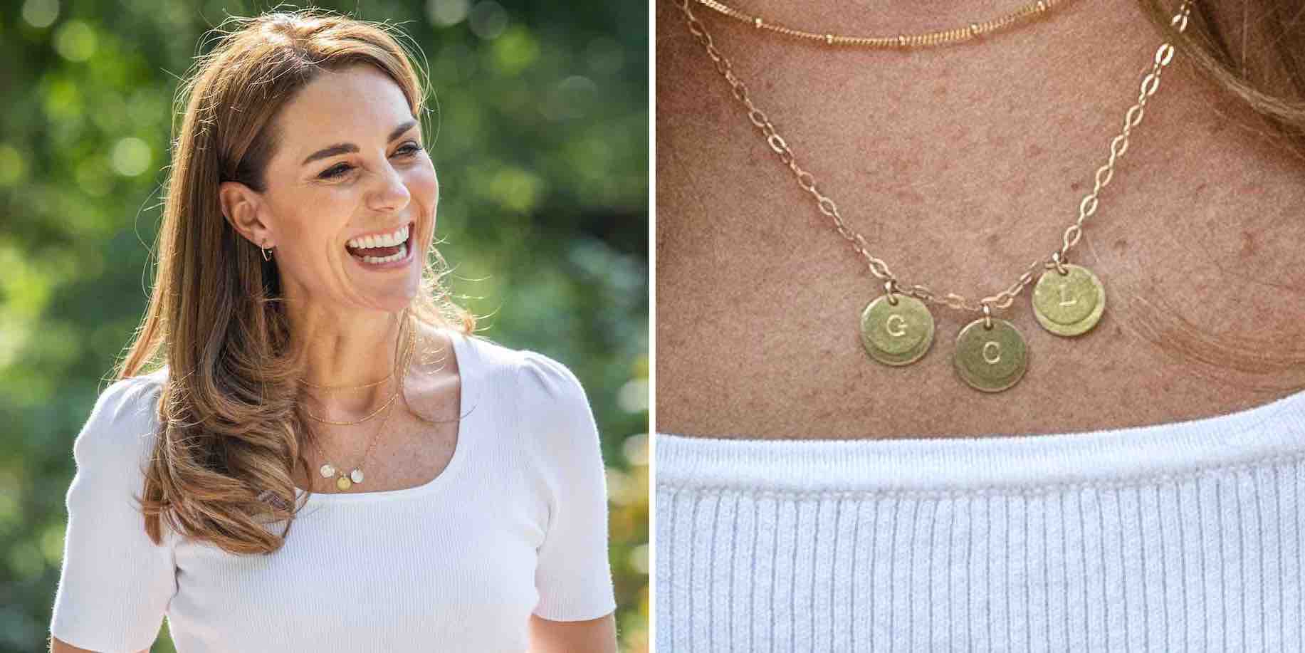 Kate Middleton Pakai Kalung Inisial Nama Anak-Anaknya