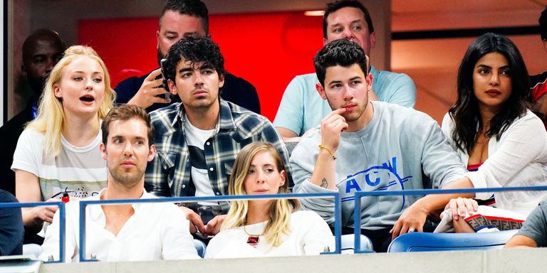 Nick Jonas dan Joe Jonas Double Date di US Open