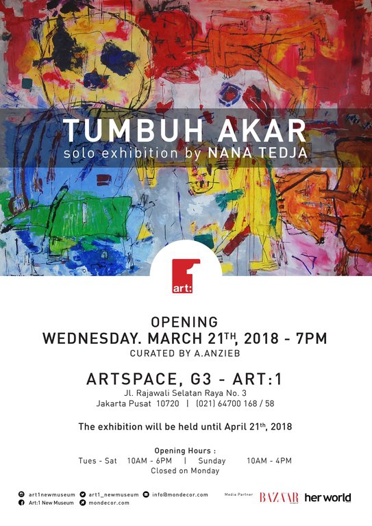 Tumbuh Akar: Solo Exhibition by Nana Tedja