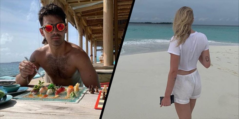 Serunya Sophie Turner Dan Joe Jonas Bulan Madu di Maldives