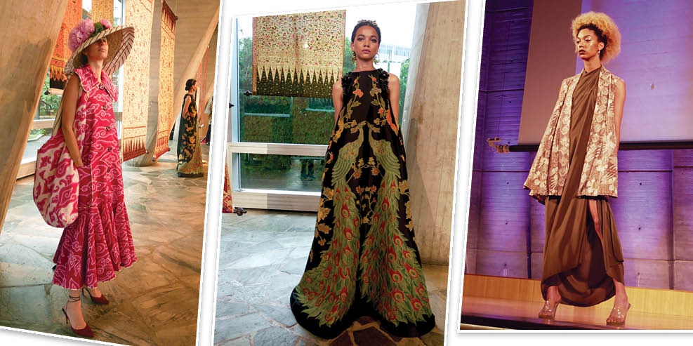 Peragaan Batik 3 Fashion Designer Indonesia di Paris