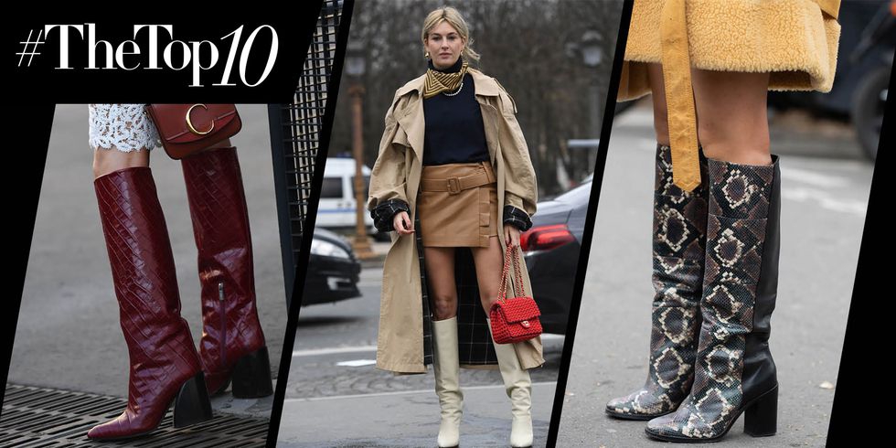 10 Model Sepatu Boots Tinggi untuk Musim Gugur