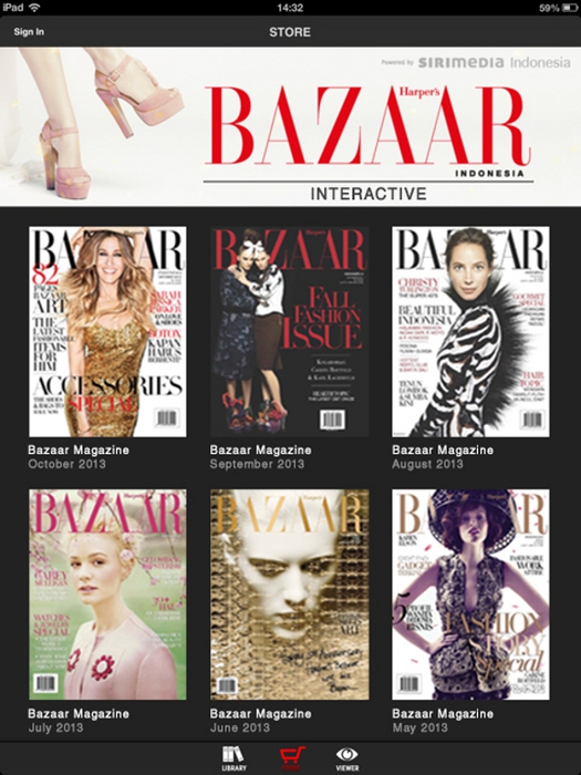 Format Interaktif Terbaru Majalah Bazaar
