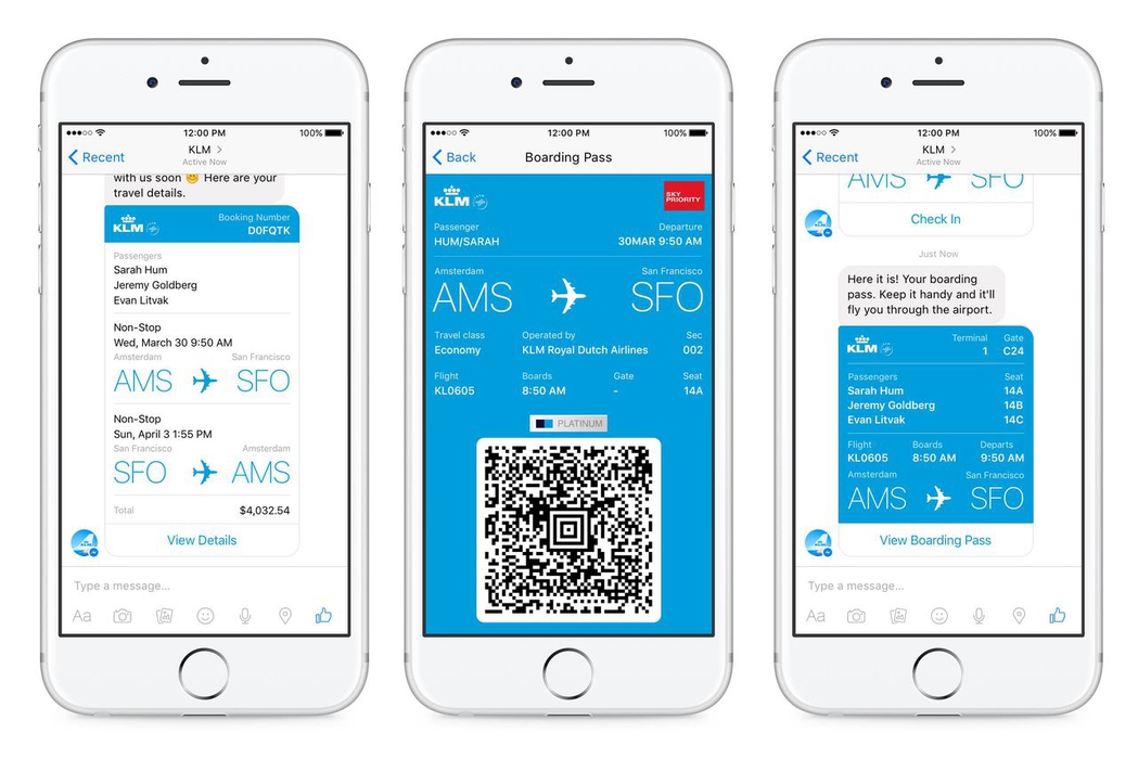 Kolaborasi Facebook dengan KLM