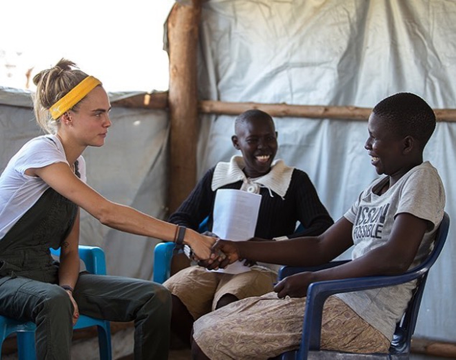 Cara Delevingne Berkunjung ke Uganda