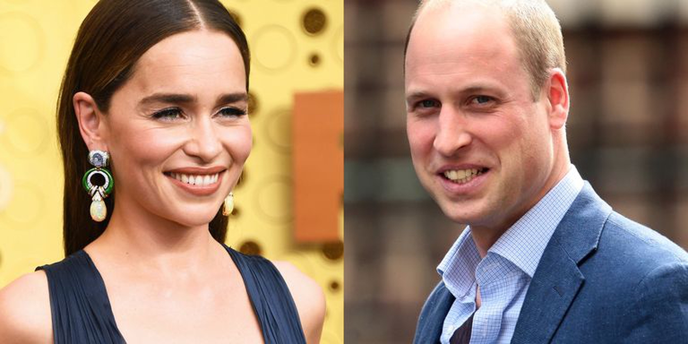Emilia Clarke Bingung Saat Beri Penghormatan Prince William