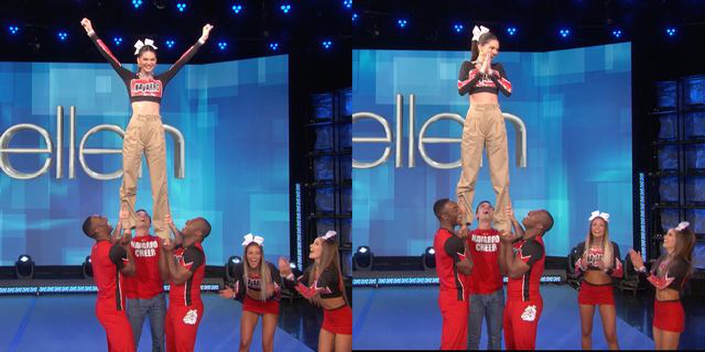 Kendall Jenner Menjadi Cheerleader di Show Ellen DeGeneres