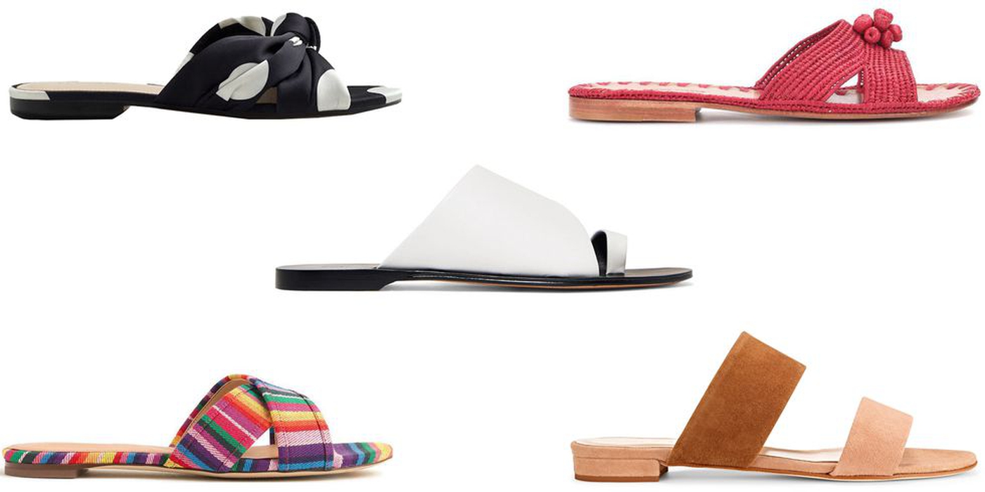 21 Sandal Flat Cantik Pilihan Bazaar Untuk Musim Panas