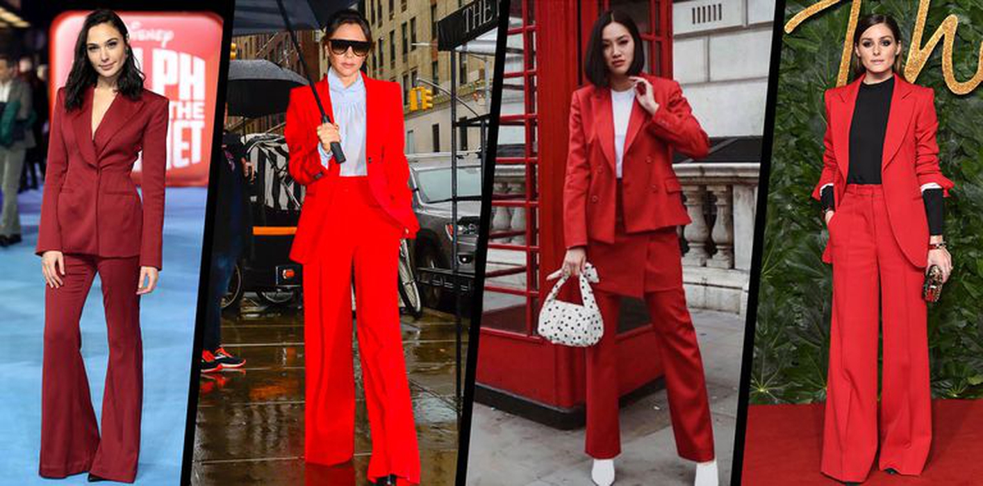 Tips Padu Padan Busana Setelan Berwarna Merah