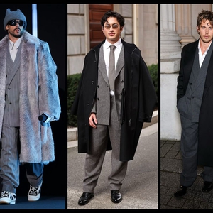 Para Lelaki Tampan Sekarang Menggunakan Setelan Abu-Abu ala Yuppie