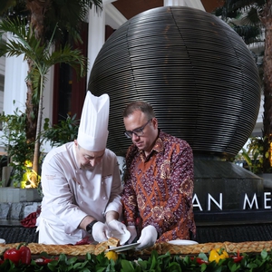 Selebrasi Gran Meli&aacute; Jakarta Raih Rekor MURI Lewat Beef Rendang Wellington