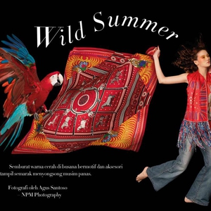 Melihat Potret Unik Bersama Hewan yang Warnanya Senada dengan Tren Spring Summer 2021