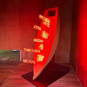 Instalasi Berjudul The Light of Journey Persembahan Bibit.id di Art Jakarta Gardens 2023