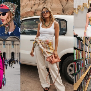 5 Cara Mengenakan Scarf yang Tak Biasa Untuk Musim Panas yang Stylish