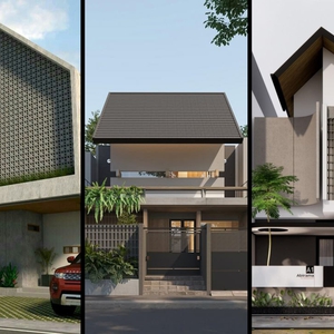 10 Inspirasi Desain Rumah 2 Lantai Minimalis Modern Elegan