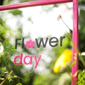 Keindahan Instalasi Bunga yang Menyemarakkan Cosmo Flower Day