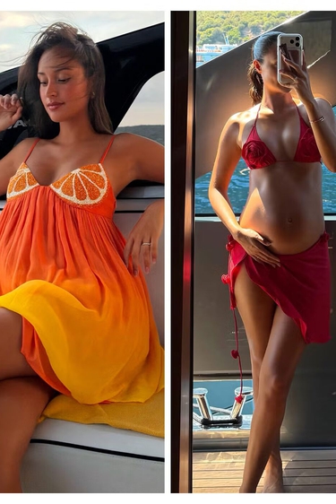 Intip Gaya Maternity Alexandra Leclerc yang Penuh Keceriaan