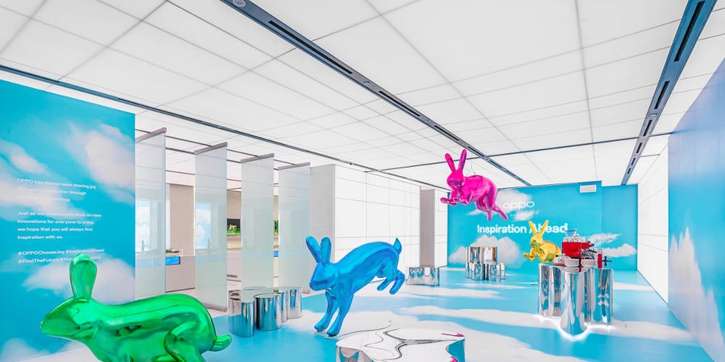 Oppo Gallery Sebarkan Semangat Tahun Baru Lewat Instalasi Interaktif Terbarunya