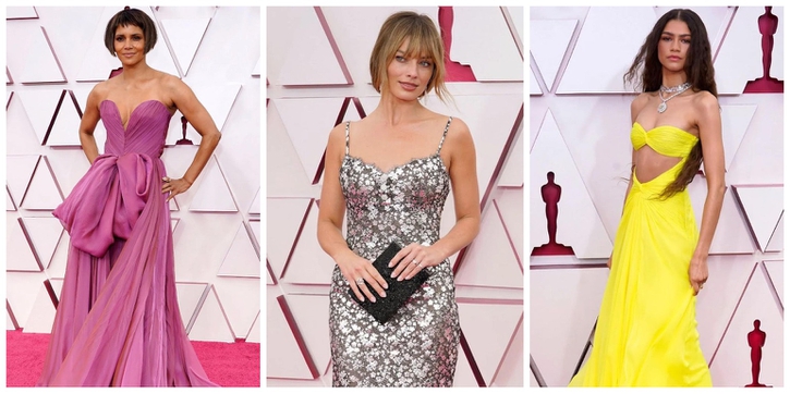 10 Penampilan Terbaik Para Artis Dunia Langsung dari Karpet Merah Ajang Academy Awards ke-93