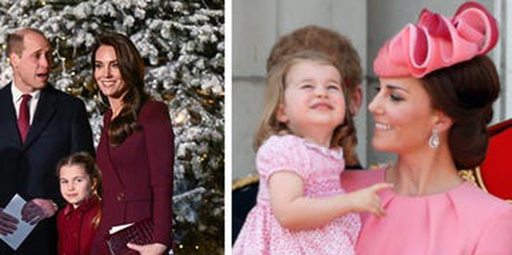 10 Momen Putri Kate dan Putri Charlotte Tampil Kompak dengan Busana Senada