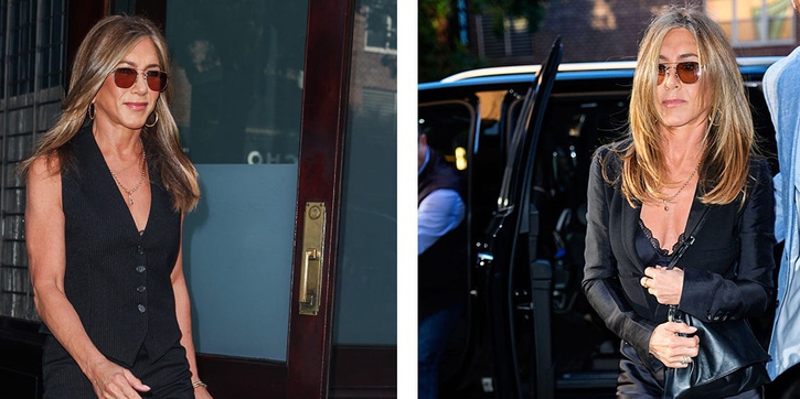 Jennifer Aniston Pamerkan Gaya Khas The Girl Next Door saat Berada di New York